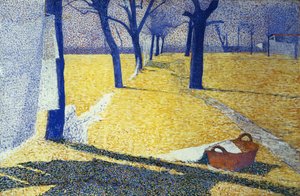 Vasking i solen, 1905 av Giuseppe Pellizza da Volpedo